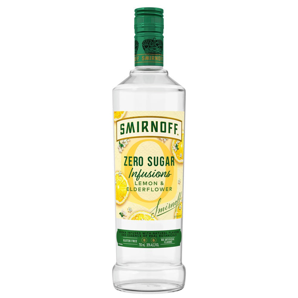 Smirnoff - Zero Sugar Infusions Lemon And Elderflower Vodka