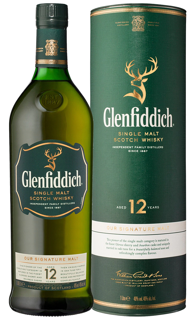 Glenfiddich - Single Malt Scotch 12 Year Signature Malt