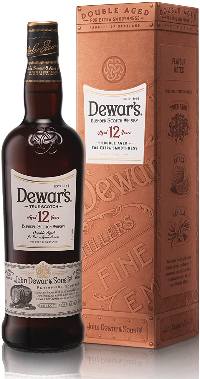 DEWAR'S 12YR DOUBLE AGED – CleverWineOnline