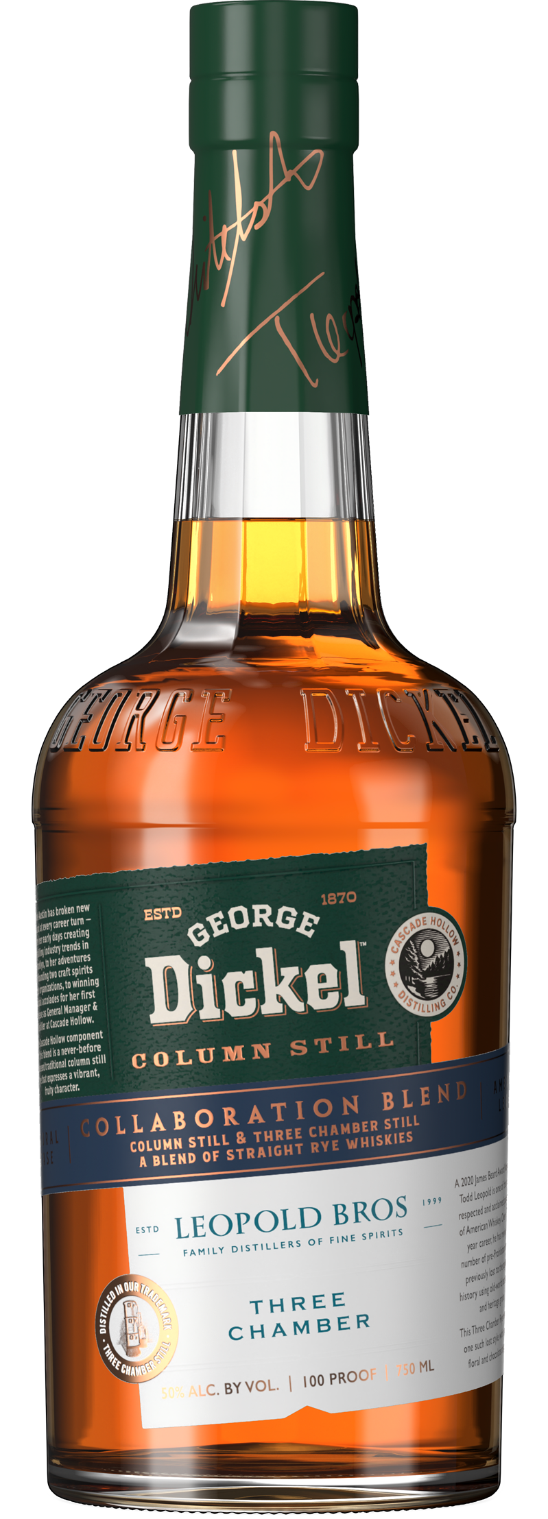 George Dickel X Leopold Bross Colaboration Rye