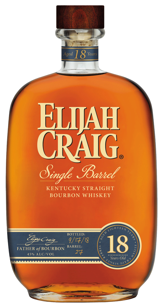 Elijah Craig - 18 Years Single Barrel Kentucky Straight Bourbon Whiskey