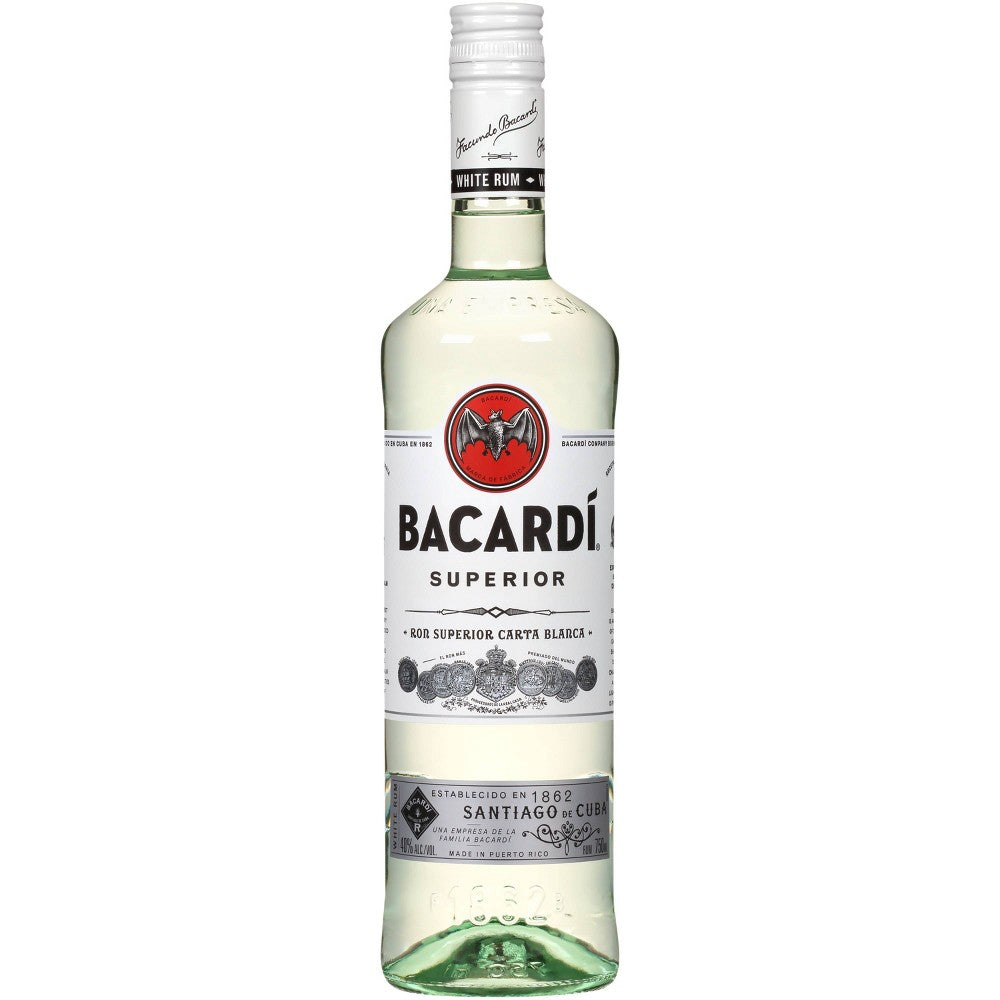 Bacardi - Rum Silver Light Superior