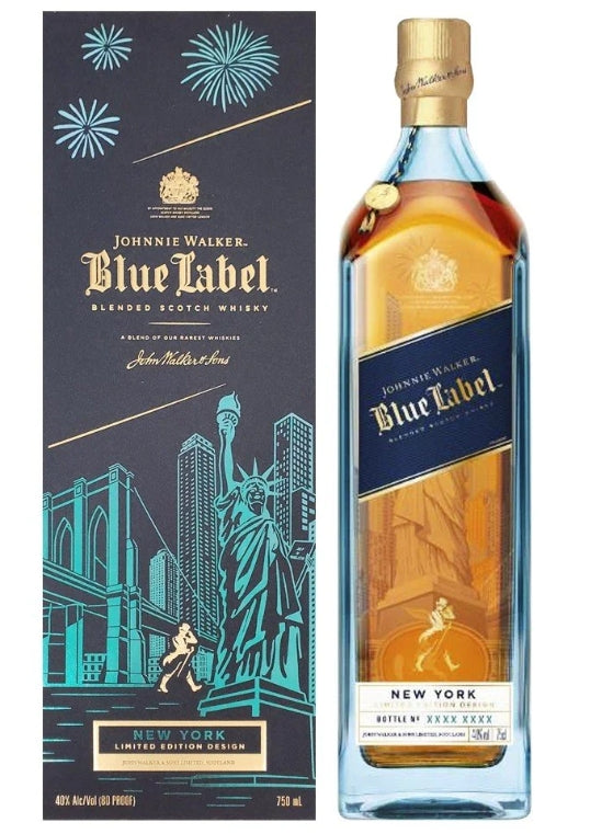 Johnnie Walker Blue Label New York Limited Edition Design Blended Scotch Whisky