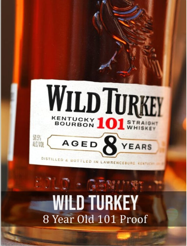 Wild Turkey 8 Year Old Kentucky Straight Bourbon Whiskey