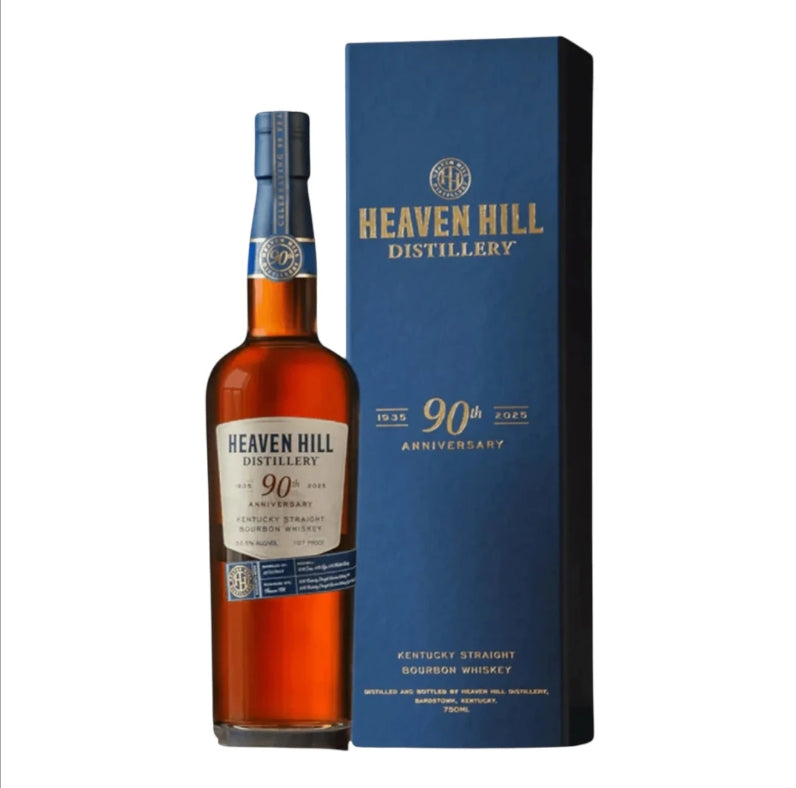 Heaven Hill 90th Anniversary 9 Year Bourbon Old Kentucky Straight Bourbon Whiskey