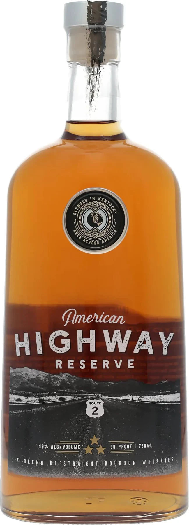 American Highway Reserve Route 2 Kentucky Straight Bourbon Whiskey