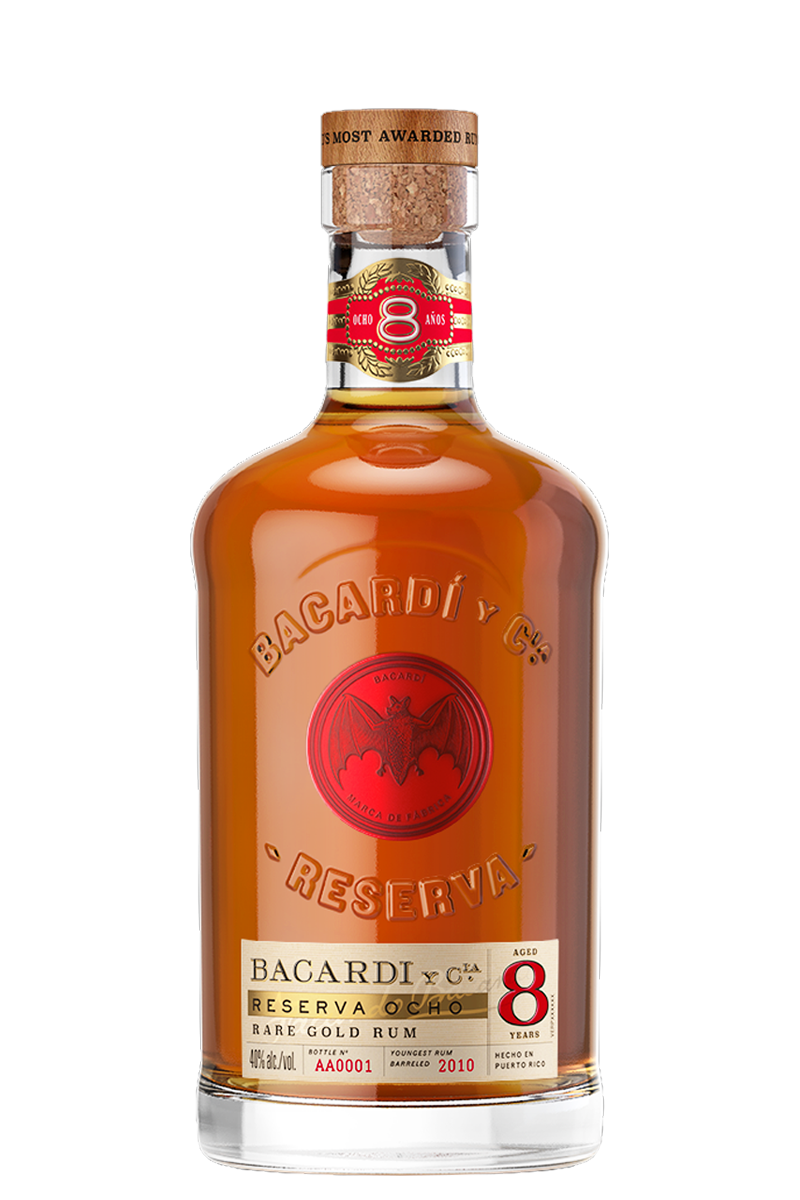 Bacardi Reserva Ocho Aged Rum (8 Year Old, 80 Proof)