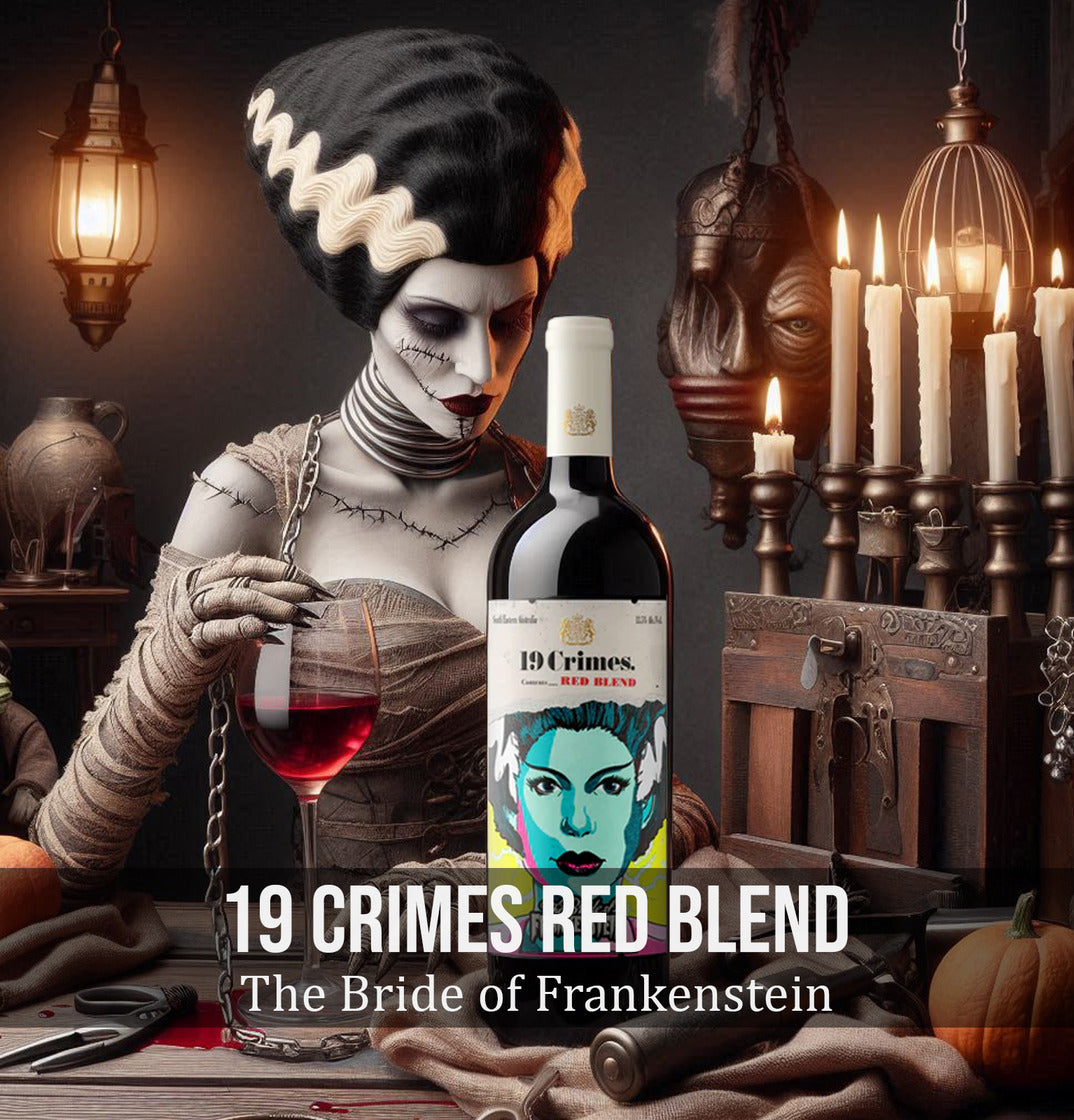 19 Crimes Bride of Frankenstein Red Blend