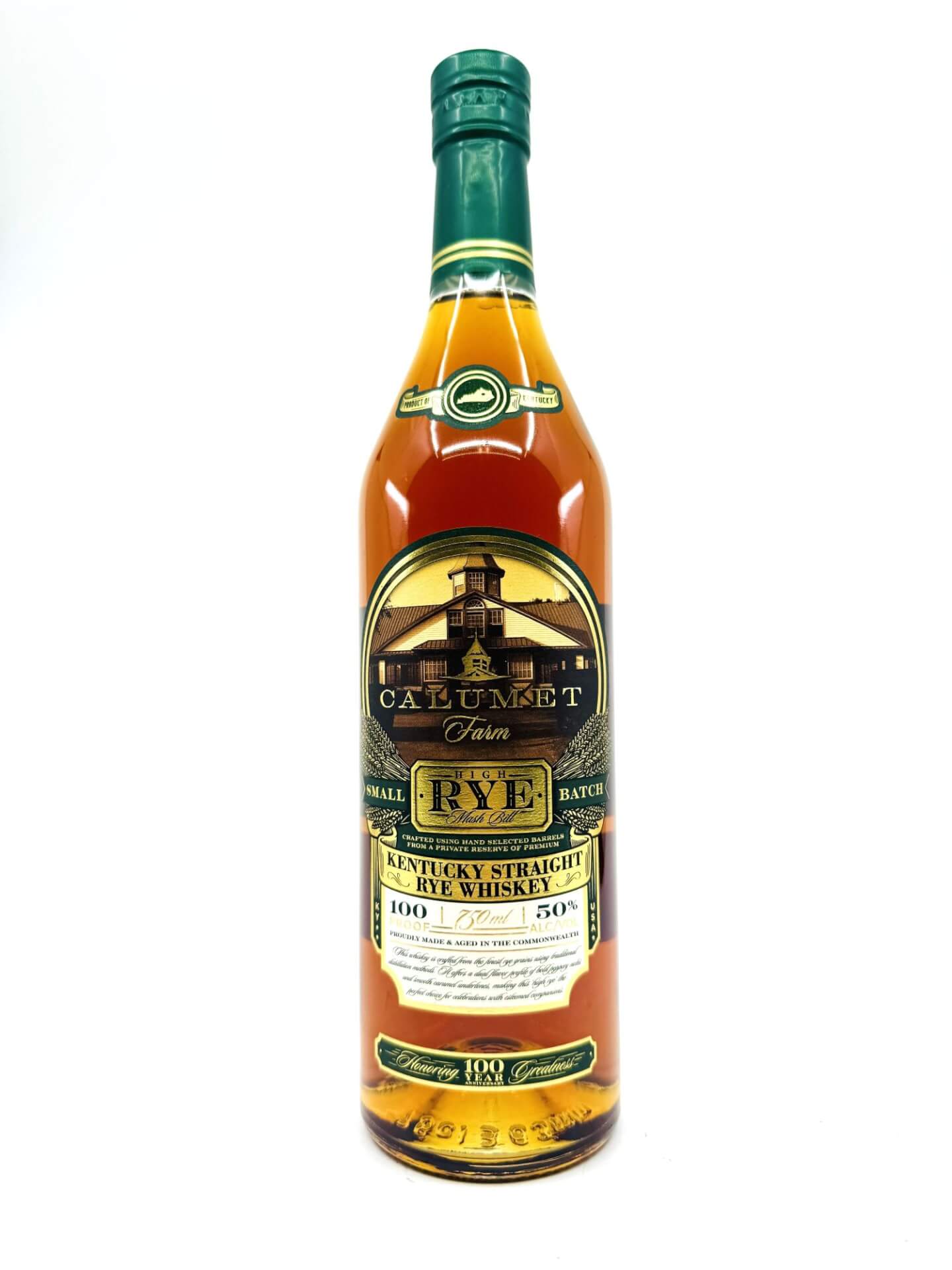 Calumet Farm 100th Anniversary Kentucky Straight Rye Whiskey