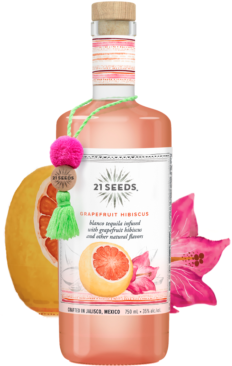 21 Seeds - Grapefruit Hibiscus Blanco