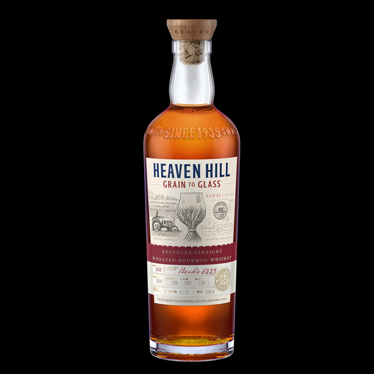 Heaven Hill 'Grain to Glass' Straight Wheated Bourbon Whiskey 2026
