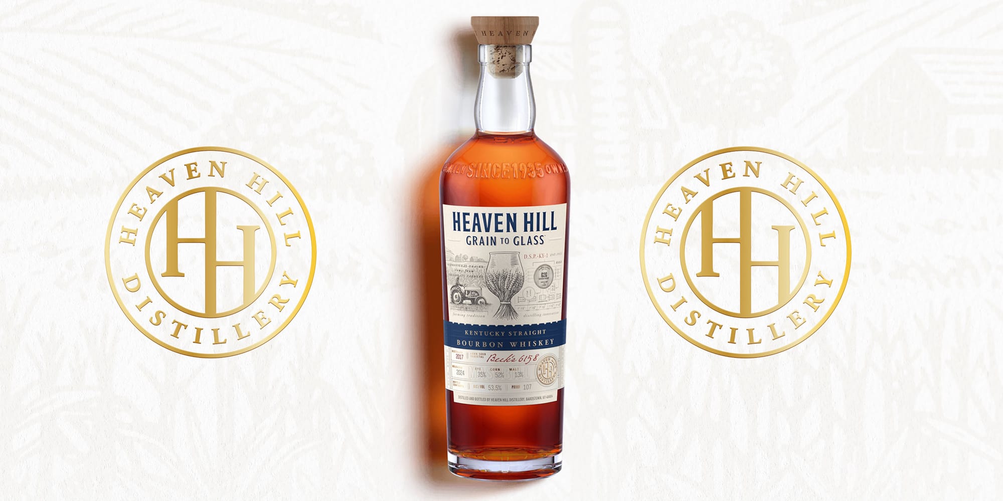Heaven Hill 'Grain to Glass' Straight Bourbon Whiskey