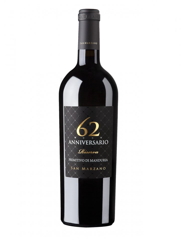 Cantine San Marzano '62 Anniversario' Primitivo di Manduria Riserva 2019