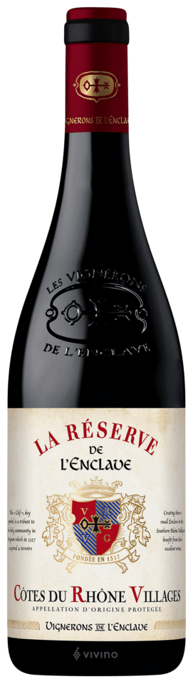 Vignerons de l'Enclave La Réserve de L'Enclave Côtes du Rhône Villages