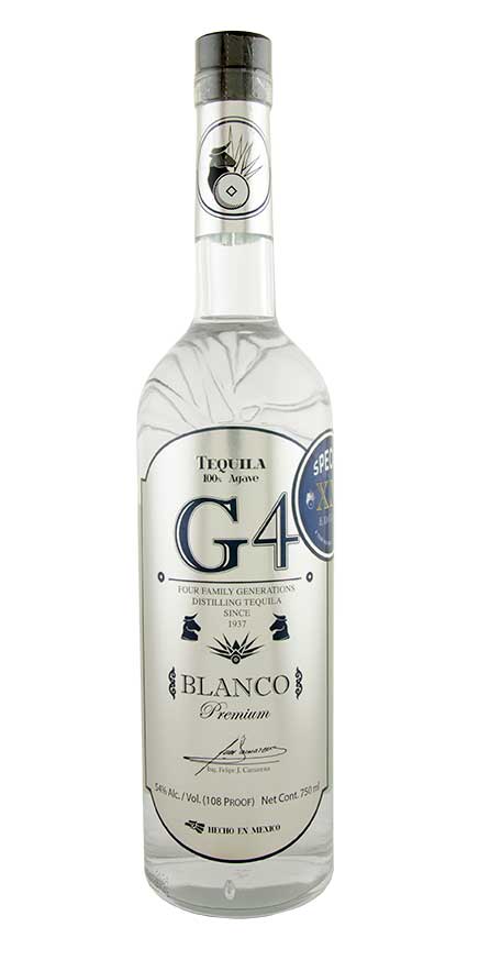 G4 Tequila XM 108 High Proof Tequila Blanco